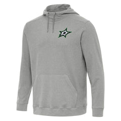 Dallas Stars - Antigua Cloud Pullover Hoodie Heather Gray