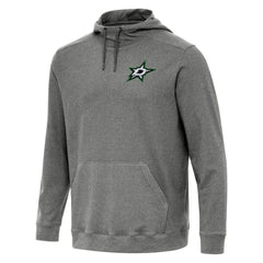 Dallas Stars - Antigua Cloud Pullover Hoodie Heather Black