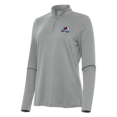 Colorado Avalanche - Antigua Women's Reprocess Quarter-Zip Top Gray