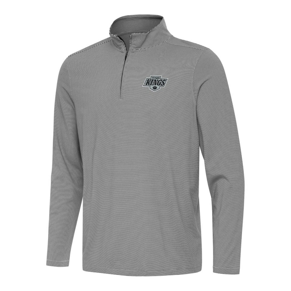 Los Angeles Kings - Antigua Twine Quarter-Zip Top Black