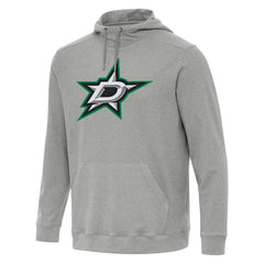 Dallas Stars - Antigua Cloud Pullover Hoodie Heather Gray