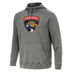 Florida Panthers - Antigua Cloud Pullover Hoodie Heather Black