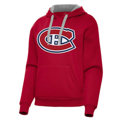 Montreal Canadiens - Antigua Women's Victory Pullover Hoodie Red
