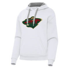 Minnesota Wild - Antigua Women's Victory Pullover Hoodie White