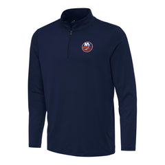 New York Islanders - Antigua Reprocess Quarter-Zip Top Navy