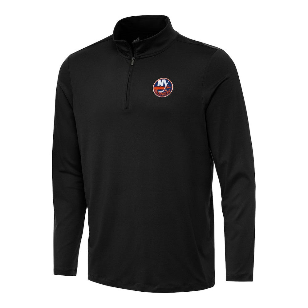 New York Islanders - Antigua Reprocess Quarter-Zip Top Black