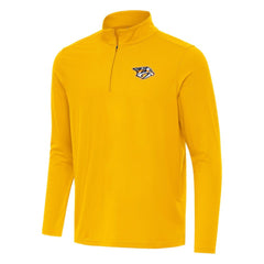 Nashville Predators - Antigua Intent Quarter-Zip Top Gold