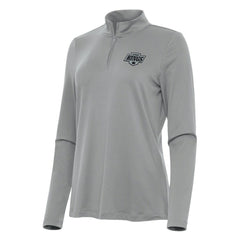 Los Angeles Kings - Antigua Women's Reprocess Quarter-Zip Top Gray