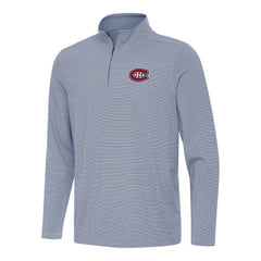 Montreal Canadiens - Antigua Twine Quarter-Zip Top Navy