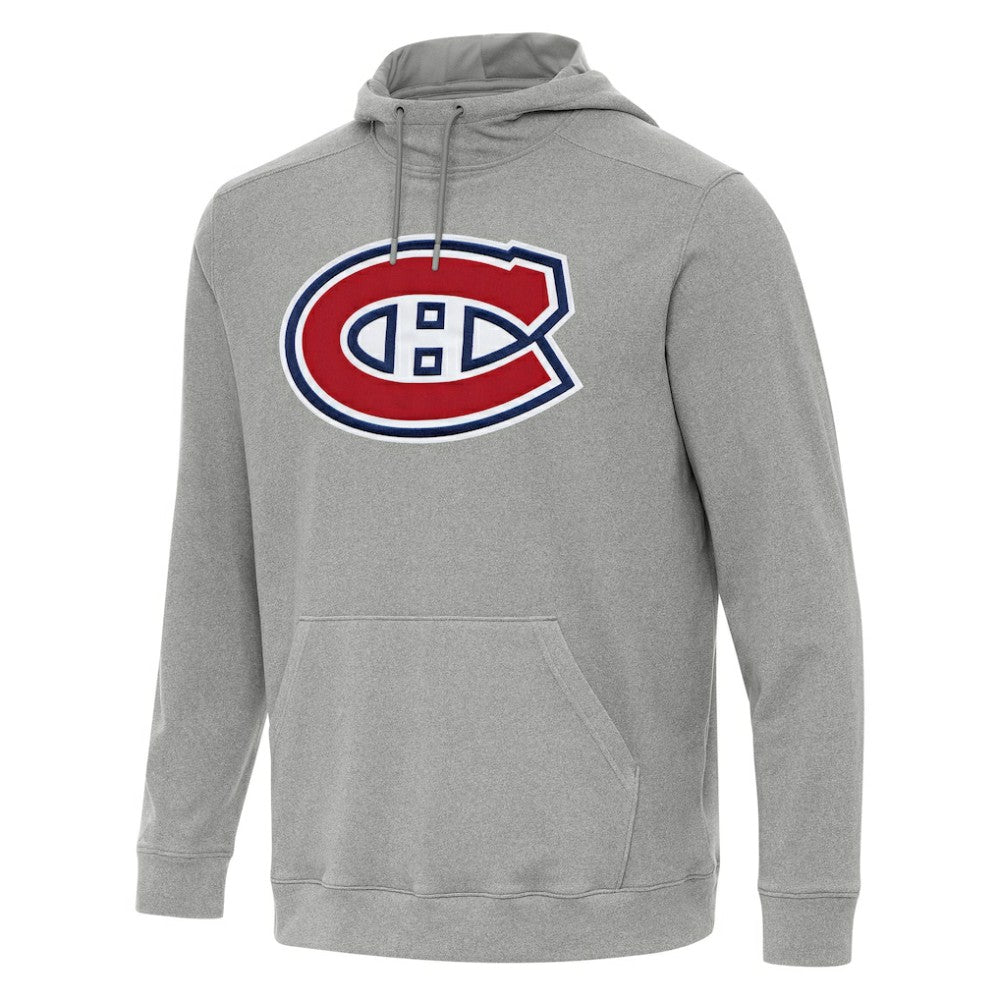 Montreal Canadiens - Antigua Cloud Pullover Hoodie Heather Gray