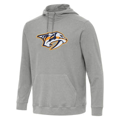 Nashville Predators - Antigua Cloud Pullover Hoodie Heather Gray