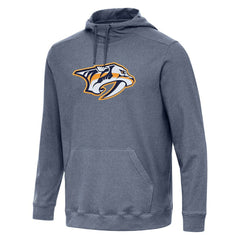 Nashville Predators - Antigua Cloud Pullover Hoodie Heather Navy