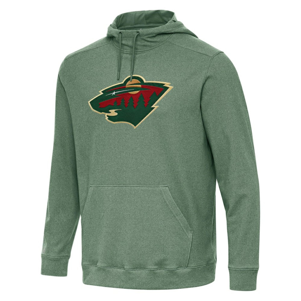 Minnesota Wild - Antigua Cloud Pullover Hoodie Hunter Green