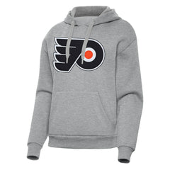 Philadelphia Flyers - Antigua Women's Victory Pullover Hoodie Heather Gray