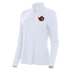 Ottawa Senators - Antigua Women's Intent Quarter-Zip Top White
