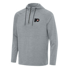 Philadelphia Flyers - Antigua Spikes Quarter-Zip Hoodie Heather Gray