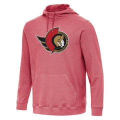 Ottawa Senators - Antigua Cloud Pullover Hoodie Heather Red