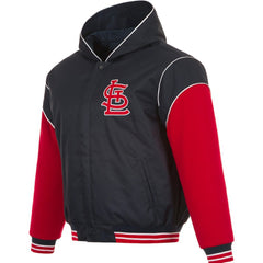St. Louis Cardinals JH Design Youth Reversible Fleece Full-Snap Hoodie Jacket Online