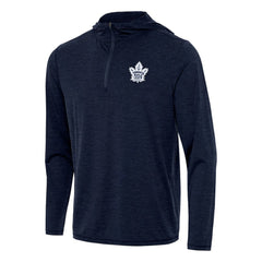 Toronto Maple Leafs - Antigua Tidy Quarter-Zip Hoodie Heather Navy