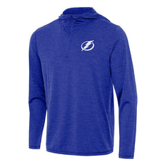Tampa Bay Lightning - Antigua Tidy Quarter-Zip Hoodie Heather Royal