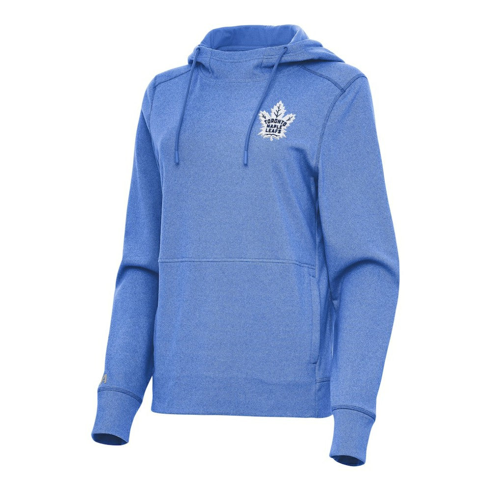 Toronto Maple Leafs - Antigua Women's Justice Pullover Hoodie Heather Royal