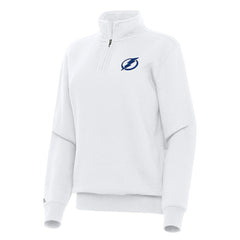 Tampa Bay Lightning - Antigua Women's Victory Quarter-Zip Sweatshirt White