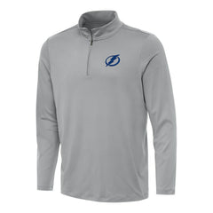 Tampa Bay Lightning - Antigua Reprocess Quarter-Zip Top Gray