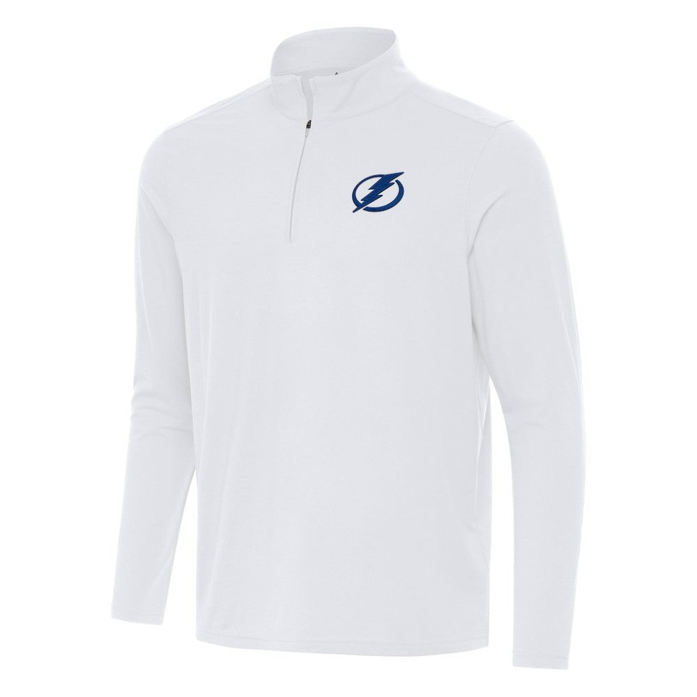 Tampa Bay Lightning - Antigua Intent Quarter-Zip Top White