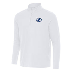 Tampa Bay Lightning - Antigua Intent Quarter-Zip Top White
