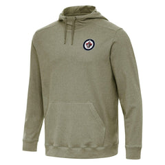 Winnipeg Jets - Antigua Cloud Pullover Hoodie Olive