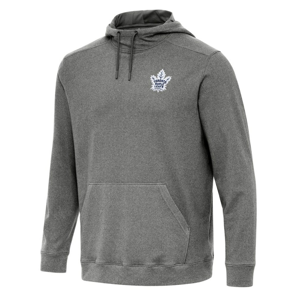 Toronto Maple Leafs - Antigua Cloud Pullover Hoodie Heather Black