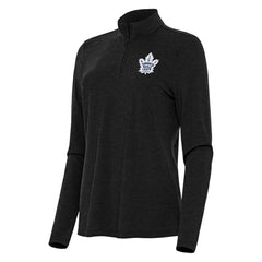 Toronto Maple Leafs - Antigua Women's Bright Quarter-Zip Top Heather Black