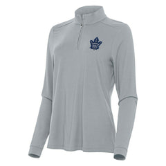 Toronto Maple Leafs - Antigua Women's Intent Quarter-Zip Top Gray