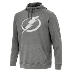 Tampa Bay Lightning - Antigua Cloud Pullover Hoodie Heather Black