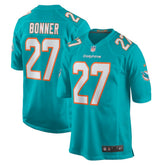 Ethan Bonner Miami Dolphins Game Jersey Aqua - Nike