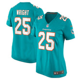 Jaylen Wright Miami Dolphins Women's Game Jersey Aqua - Nike