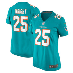 Jaylen Wright Miami Dolphins Women's Game Jersey Aqua - Nike