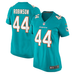 Chop Robinson Miami Dolphins Women's Game Jersey Aqua - Nike