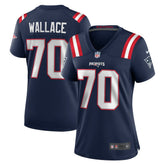 Caedan Wallace New England Patriots Women's Game Jersey Navy - Nike