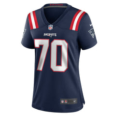 Caedan Wallace New England Patriots Women's Game Jersey Navy - Nike