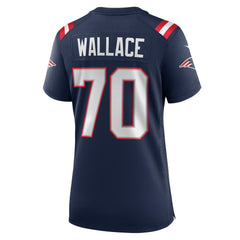 Caedan Wallace New England Patriots Women's Game Jersey Navy - Nike