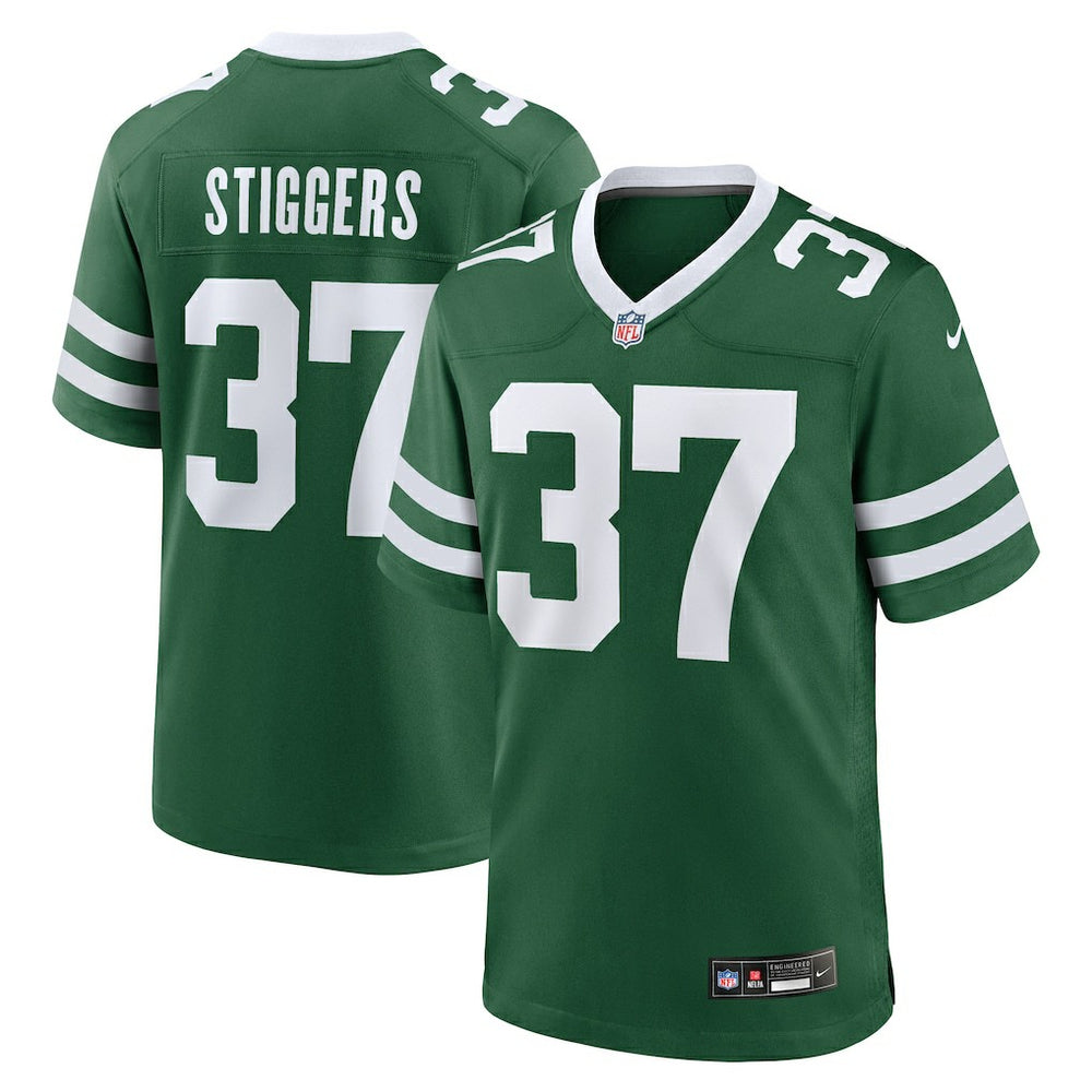Qwan'tez Stiggers New York Jets Team Game Jersey Legacy Green - Nike