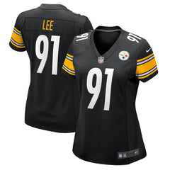 Logan Lee Pittsburgh Steelers Women's Team Game Jersey Black - Nike