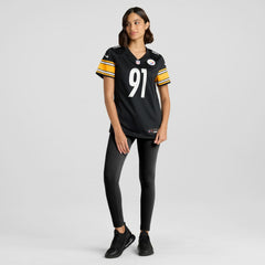 Logan Lee Pittsburgh Steelers Women's Team Game Jersey Black - Nike