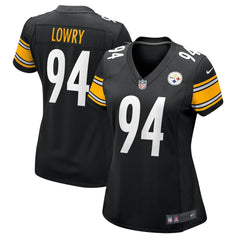 Dean Lowry Pittsburgh Steelers Women's Team Game Jersey Black - Nike