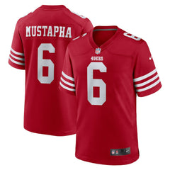 Malik Mustapha San Francisco 49ers Game Jersey Scarlet - Nike