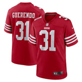 Isaac Guerendo San Francisco 49ers Game Jersey Scarlet - Nike