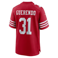 Isaac Guerendo San Francisco 49ers Game Jersey Scarlet - Nike