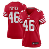 Taybor Pepper San Francisco 49ers Women's Team Game Jersey Scarlet - Nike