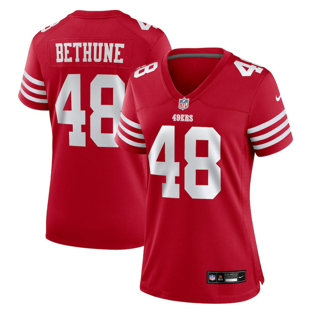 Tatum Bethune San Francisco 49ers Women's Team Game Jersey Scarlet - Nike